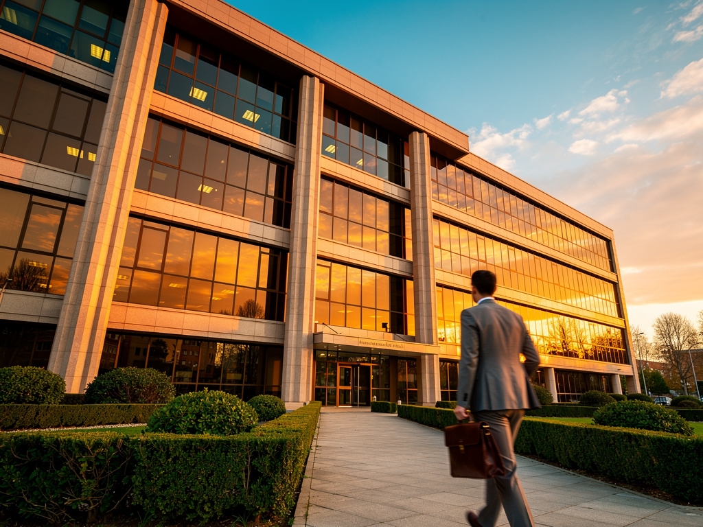 Exterior del edificio de oficinas en Alcobendas, Madrid